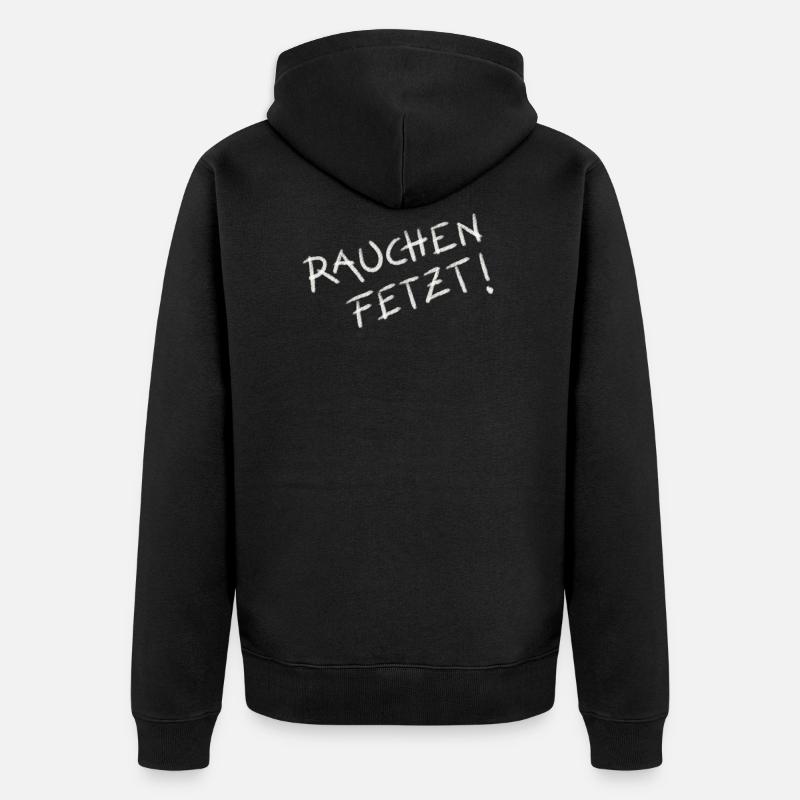 Fumez ! - Veste à capuche bio Premium Unisexe - noir