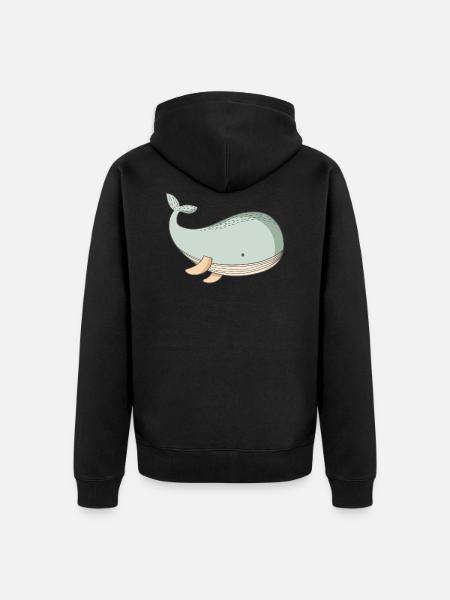 Wal Walmotiv - Veste à capuche bio Premium Unisexe - noir