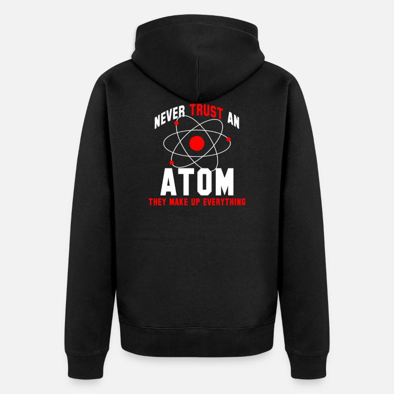 Atom chimie physique - Veste à capuche bio Premium Unisexe - noir