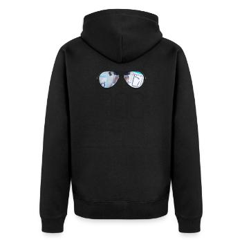 Docteur Médecin médecin - Veste à capuche bio Premium Unisexe - noir - Dos - Nico (187cm)
