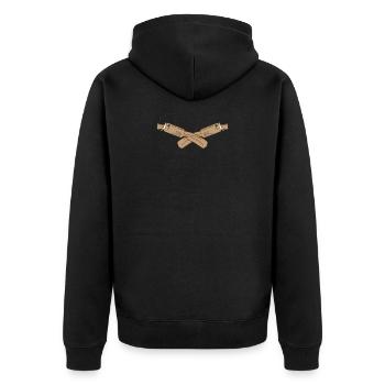 Feux d'artifice Pyro Trueno - Veste à capuche bio Premium Unisexe - noir - Dos - Nico (187cm)