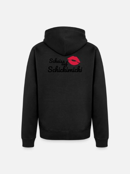 Schickimicki - Mallorca - Unisex Premium Bio Zip Hoodie - Schwarz