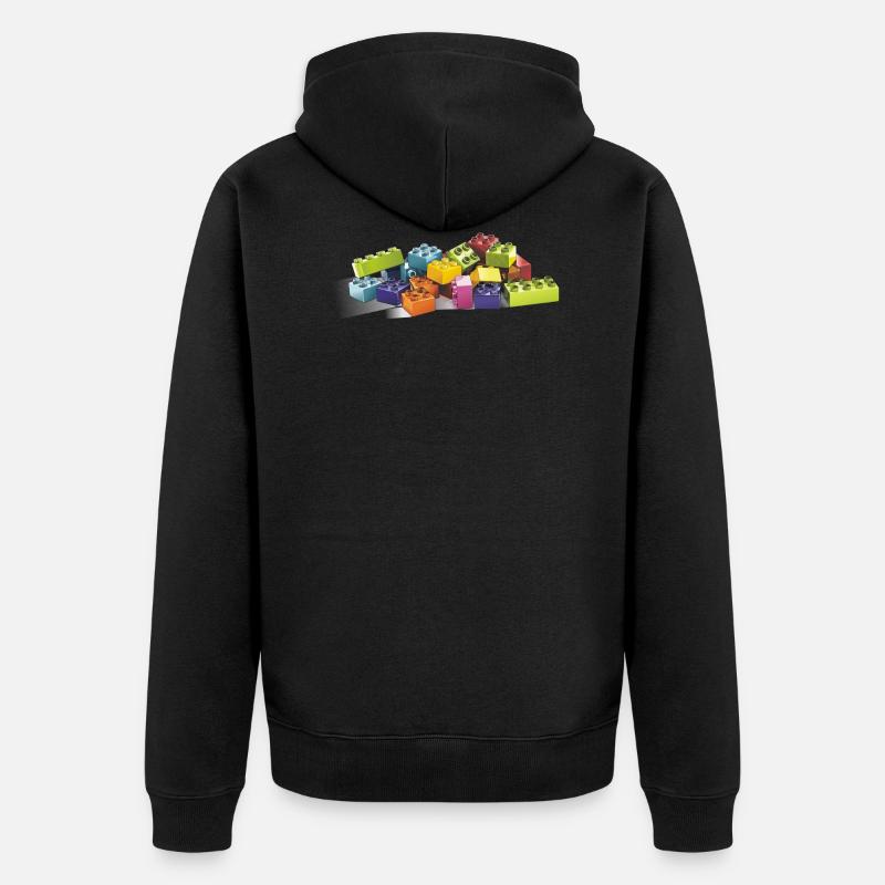 blocs de construction - Veste à capuche bio Premium Unisexe - noir