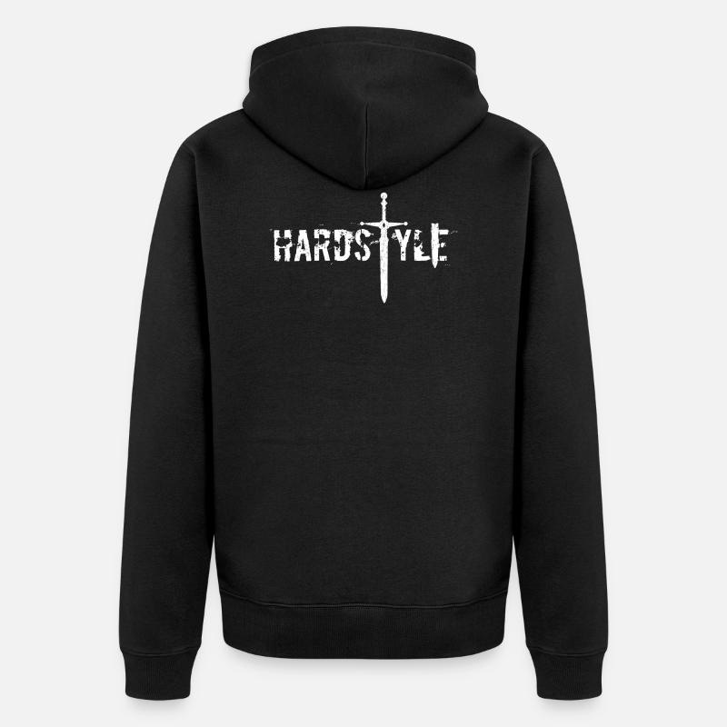 Hardstyle - Veste à capuche bio Premium Unisexe - noir