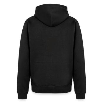 Cerf bois bois bois de don - Veste à capuche bio Premium Unisexe - noir - Dos - Nico (187cm)