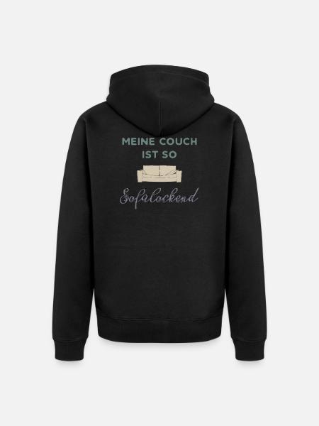 mon canapé - Veste à capuche bio Premium Unisexe - noir