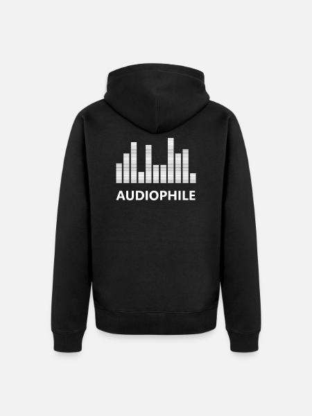 Audiophile Amplifier - Unisex Premium Organic Zip Hoodie - black
