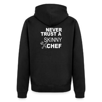 Koch - Veste à capuche bio Premium Unisexe - noir - Dos - Nico (187cm)