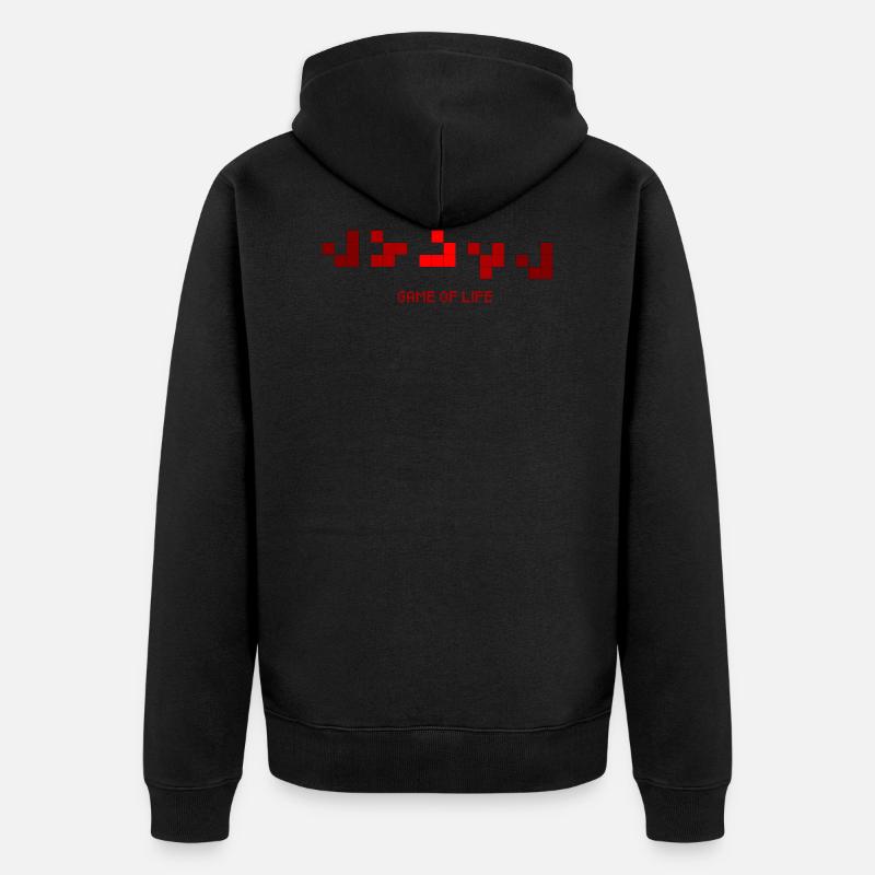 glider - Unisex Premium Bio Zip Hoodie - Schwarz