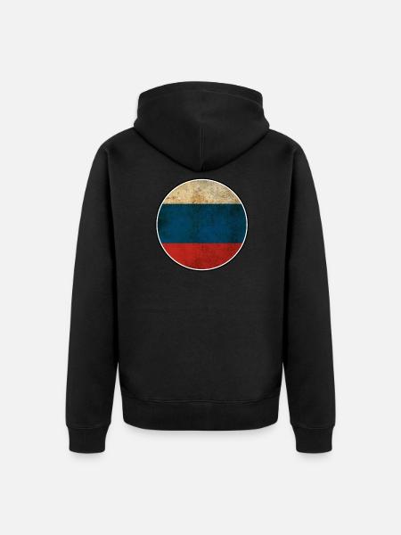 Russie Moscou - Veste à capuche bio Premium Unisexe - noir