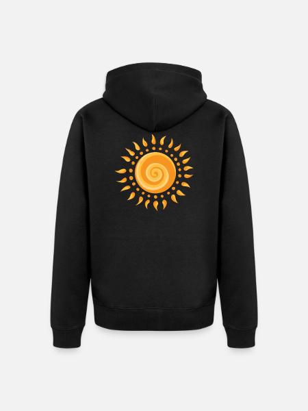 summersun - Unisex Premium Organic Zip Hoodie - black