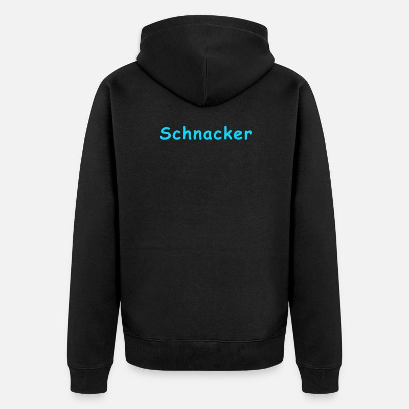 Schnacker - Veste à capuche bio Premium Unisexe - noir
