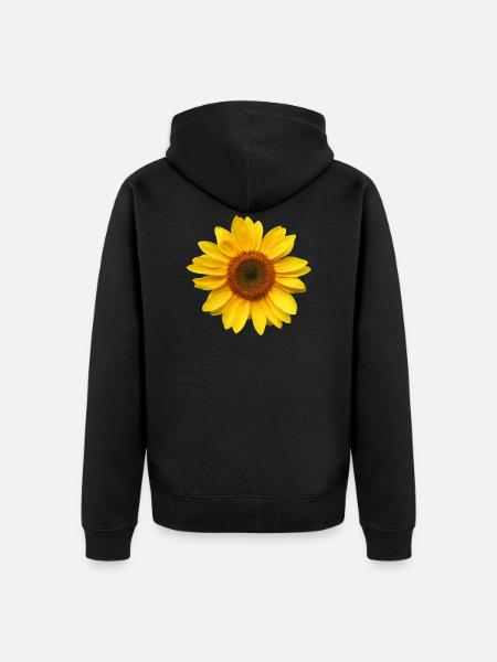 Vous êtes le soleil! - Veste à capuche bio Premium Unisexe - noir