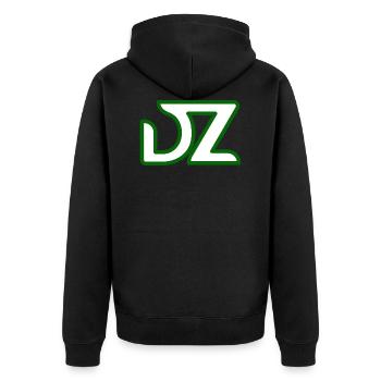 DZ Algérie - Veste à capuche bio Premium Unisexe - noir - Dos - Nico (187cm)