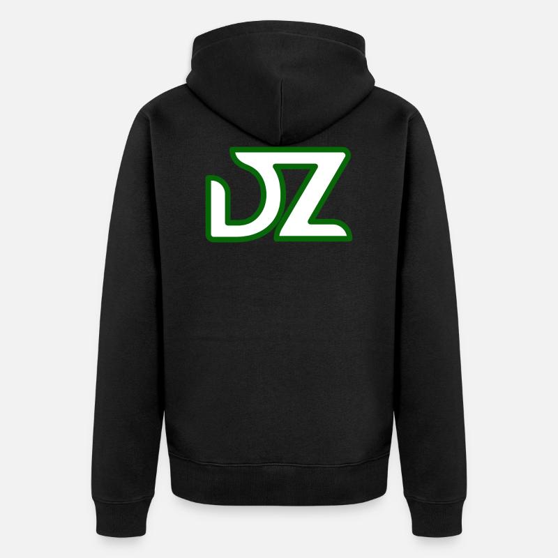 DZ Algérie - Veste à capuche bio Premium Unisexe - noir
