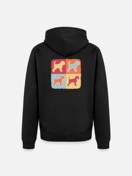 Schnauzer - Unisex Premium Bio Zip Hoodie - Schwarz