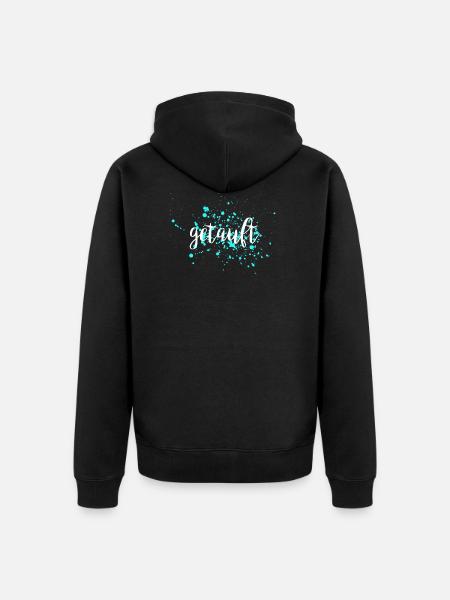 Taufe - Unisex Premium Bio Zip Hoodie - Schwarz