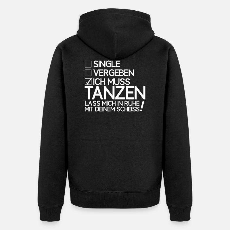 Danse unique - Veste à capuche bio Premium Unisexe - noir