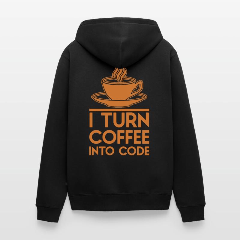 Java Html Shirt Gift Programming Coder Code Unisex Premium Organic Zip Hoodie