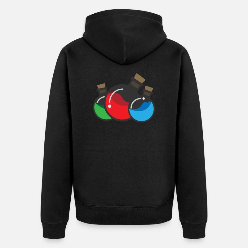 Platt design - Kemiexperiment - Presentidé - Ekologisk premiumluvjack unisex - svart