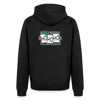 Noël Noël Noël Noël - Veste à capuche bio Premium Unisexe - noir - Dos - Nico (187cm)