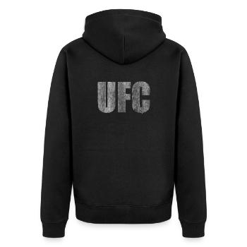Maillot de sport de combat - Veste à capuche bio Premium Unisexe - noir - Dos - Nico (187cm)