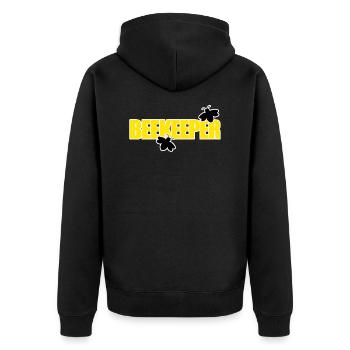 insectes abeilles nature cadeau miel Api - Veste à capuche bio Premium Unisexe - noir - Dos - Nico (187cm)