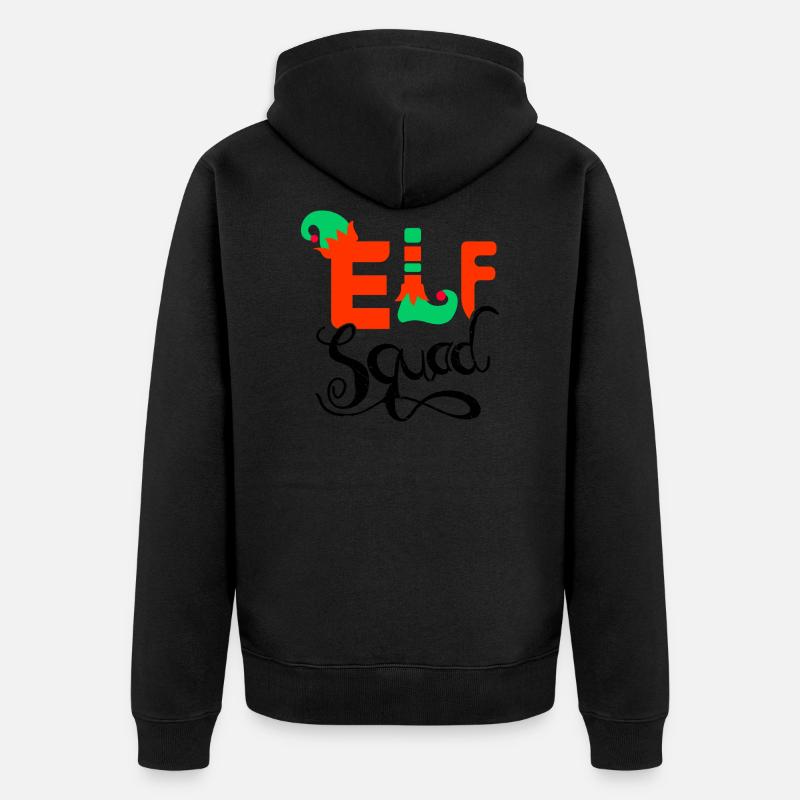 ELF SQUAD - Veste à capuche bio Premium Unisexe - noir