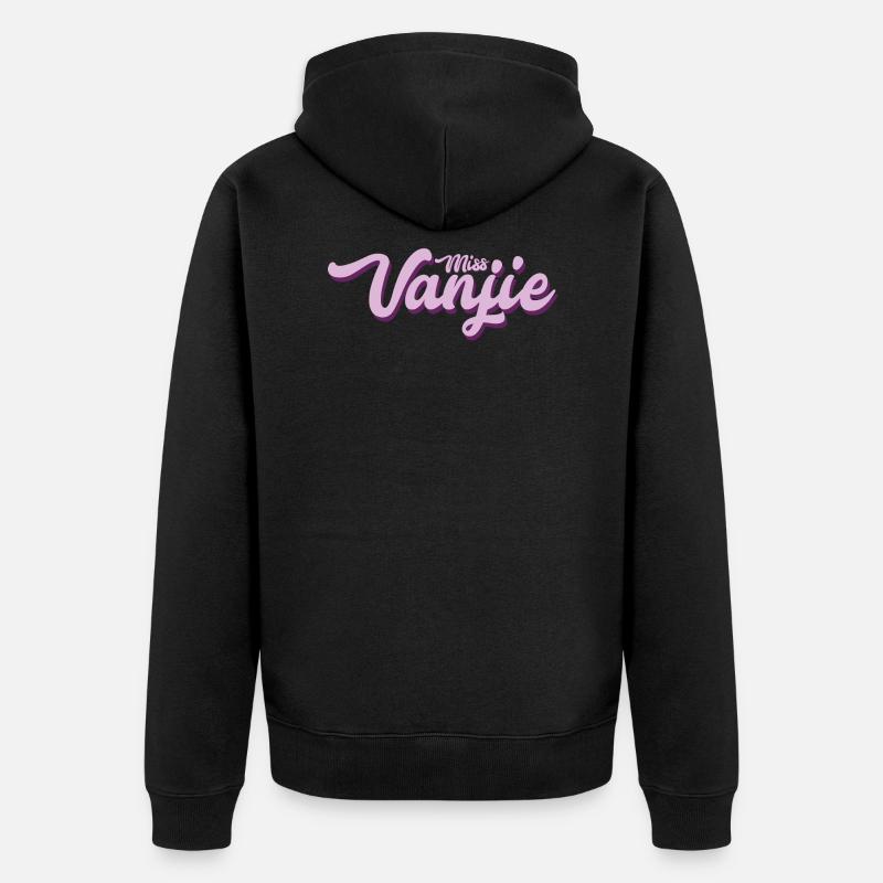 Mlle Vangie - Veste à capuche bio Premium Unisexe - noir