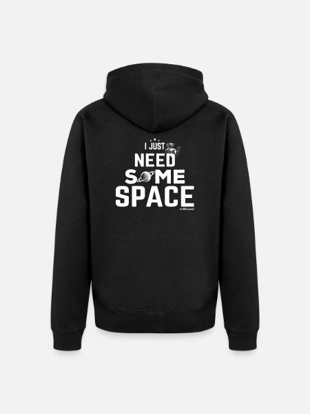 Astronaute fusée spatiale - Veste à capuche bio Premium Unisexe - noir