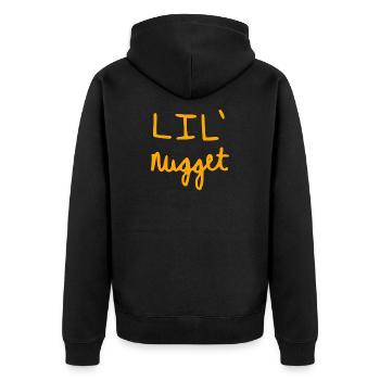 Enfants garçon fille bébé fils fille pépite mignon - Veste à capuche bio Premium Unisexe - noir - Dos - Nico (187cm)
