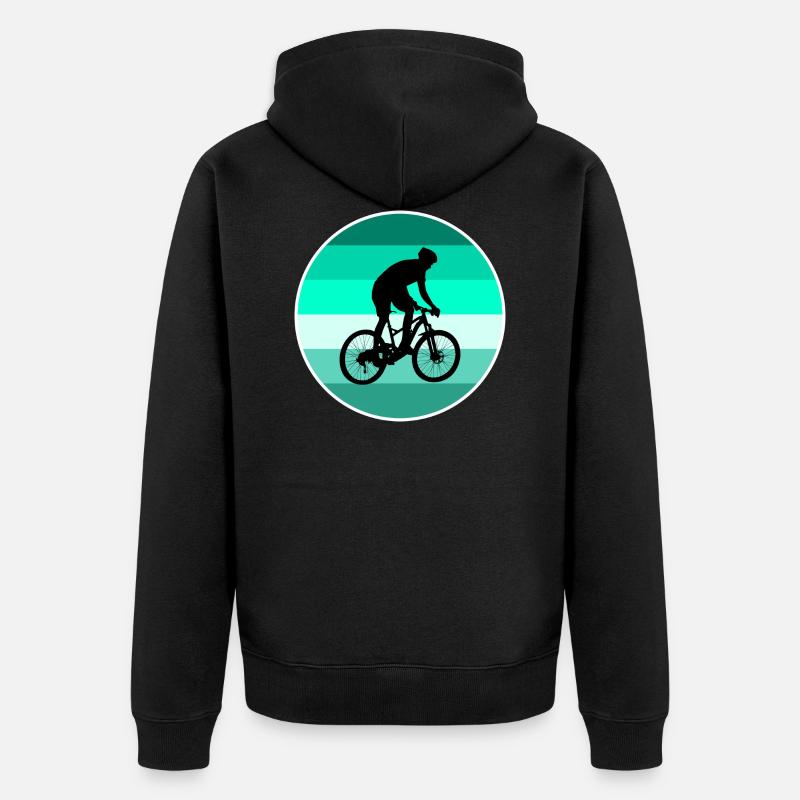 Downhill - Veste à capuche bio Premium Unisexe - noir