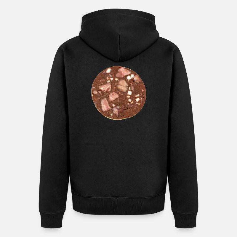 boudin noir - Veste à capuche bio Premium Unisexe - noir