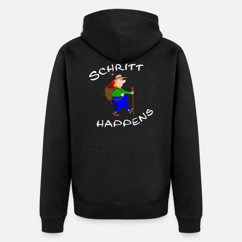 bougeotte - Veste à capuche bio Premium Unisexe - noir