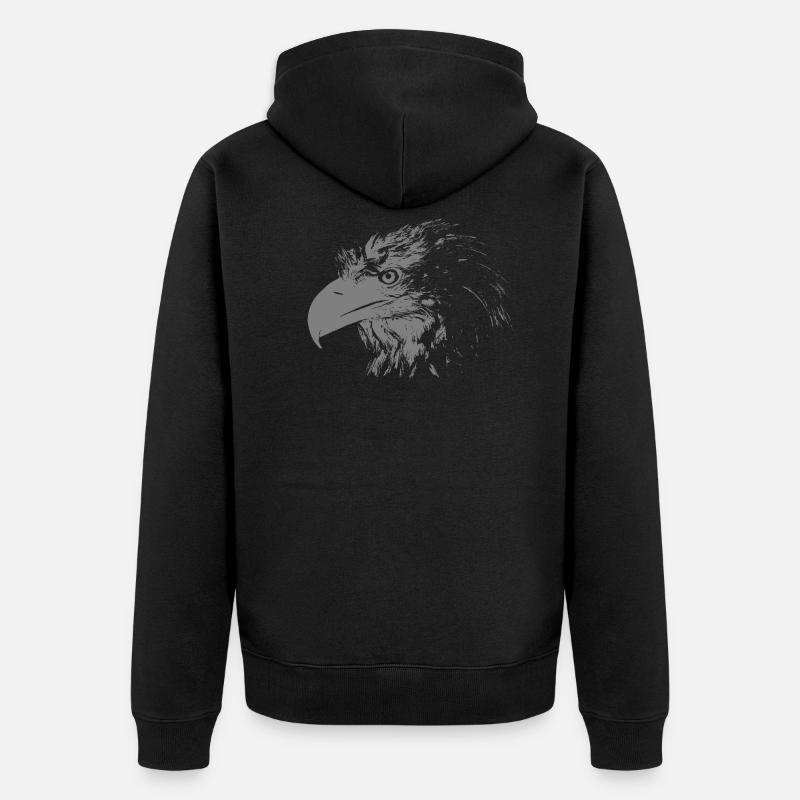 aigle - Veste à capuche bio Premium Unisexe - noir