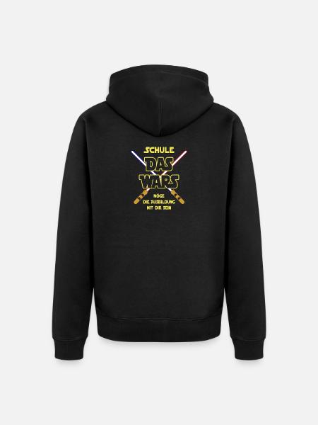 SCHULE - DAS WARS -MÖGE DIE AUSBILDUNG MIT DIR... - Unisex Premium Bio Zip Hoodie - Schwarz