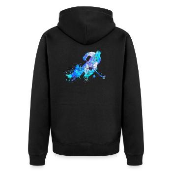 Hockey sur glace Hockey sur glace - Veste à capuche bio Premium Unisexe - noir - Dos - Nico (187cm)