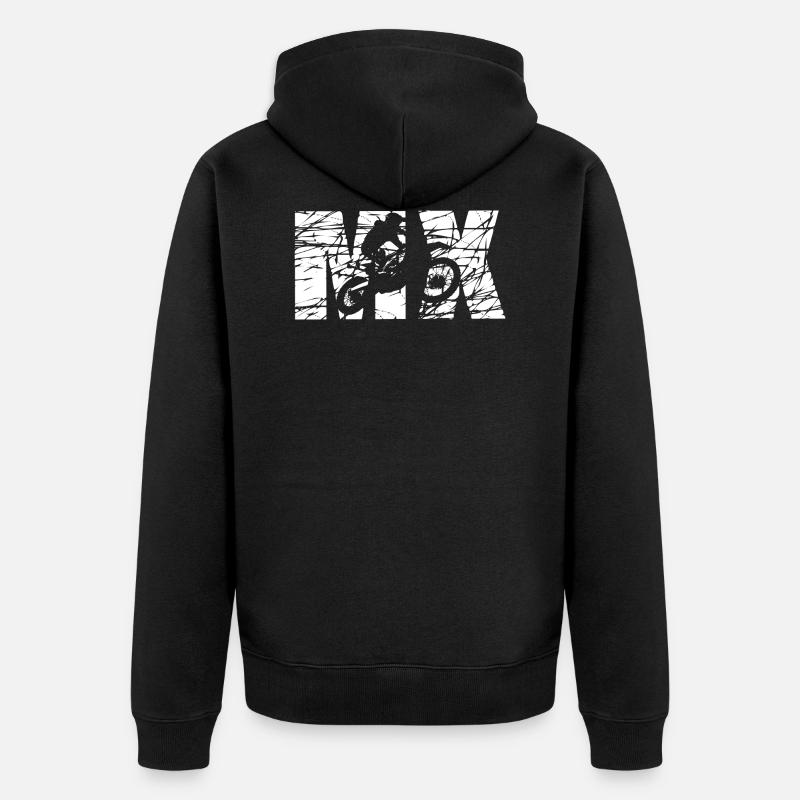 MX - Veste à capuche bio Premium Unisexe - noir