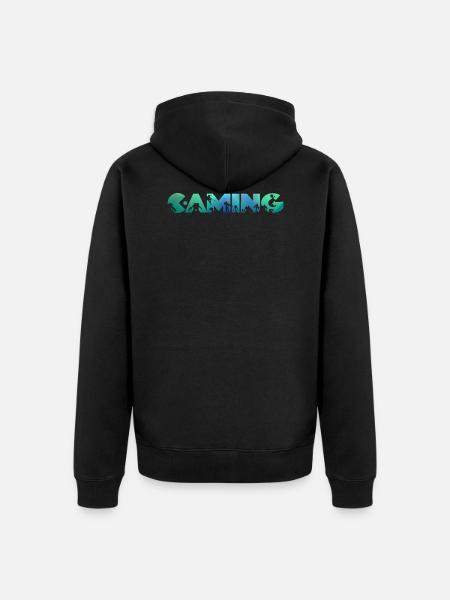 Gaming 2 - Unisex Premium Organic Zip Hoodie - black