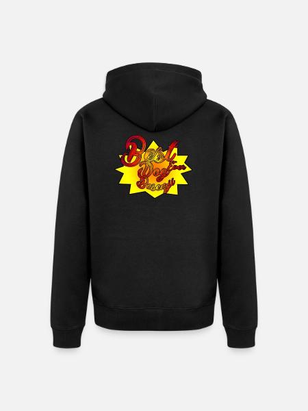 Best dog ever Basenji - Unisex Premium Bio Zip Hoodie - Schwarz