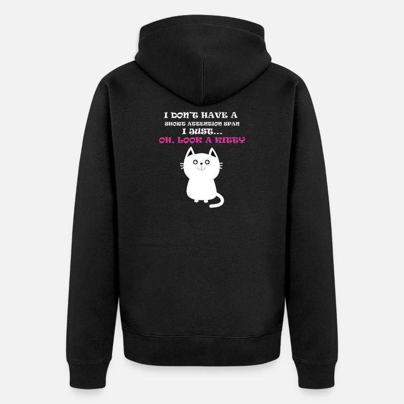 T-shirts drôles - Veste à capuche bio Premium Unisexe - noir