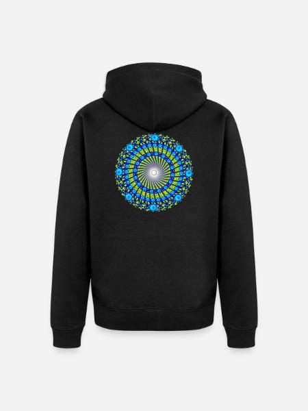 SunshineDream2d - Unisex Premium Organic Zip Hoodie - black