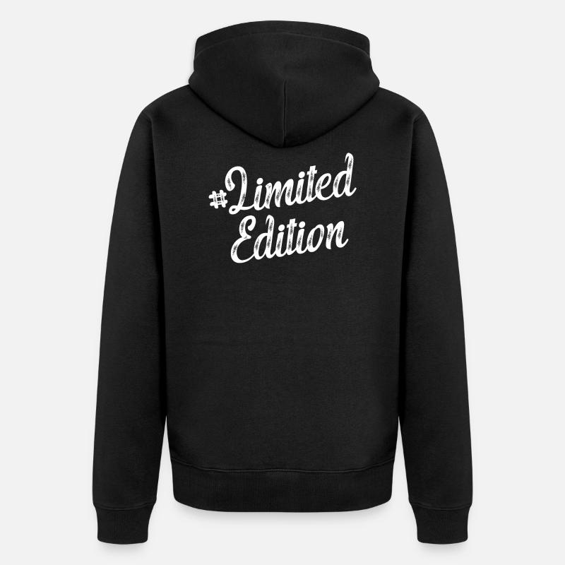 édition limitée - Veste à capuche bio Premium Unisexe - noir