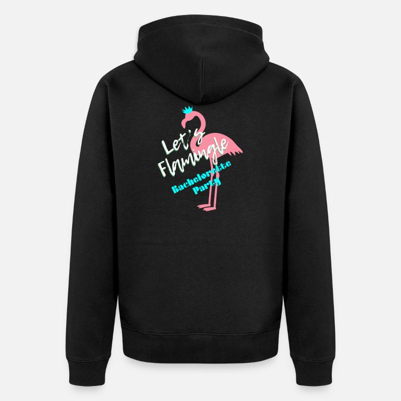 JGA équipe mariée marié - Veste à capuche bio Premium Unisexe - noir
