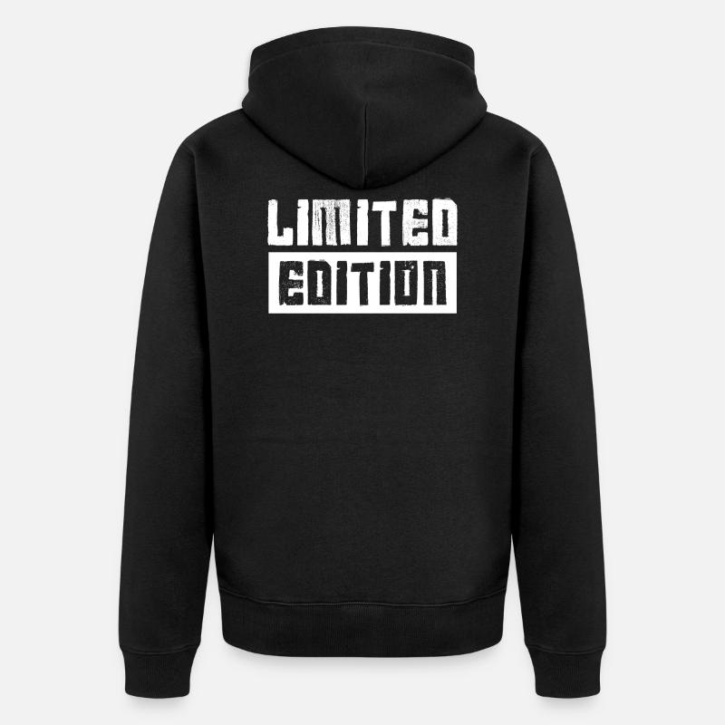 édition limitée - Veste à capuche bio Premium Unisexe - noir