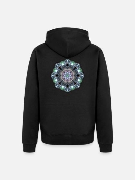 Goa - Unisex Premium Organic Zip Hoodie - black