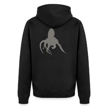 poulpe - Veste à capuche bio Premium Unisexe - noir - Dos - Nico (187cm)