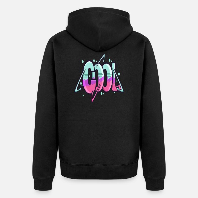 graffiti - Veste à capuche bio Premium Unisexe - noir