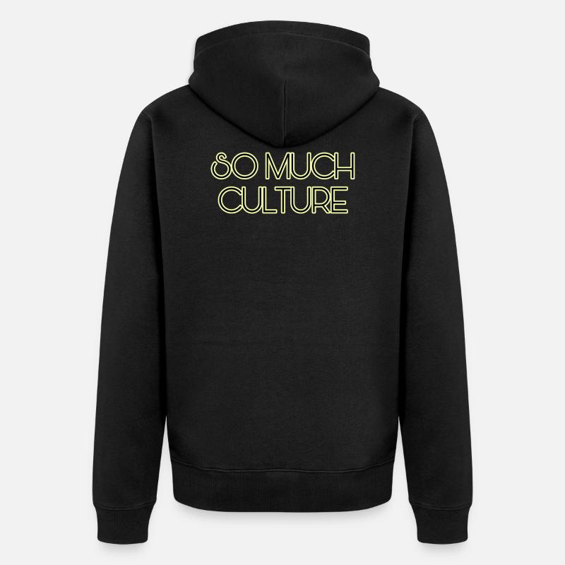 Tellement de culture - Veste à capuche bio Premium Unisexe - noir