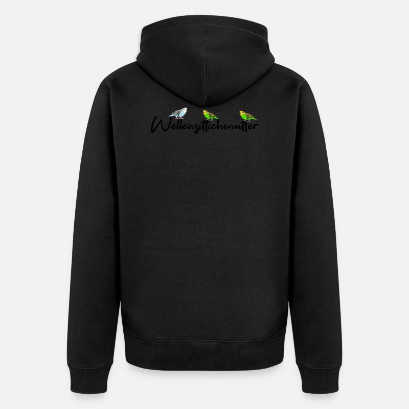 Perruque - Veste à capuche bio Premium Unisexe - noir